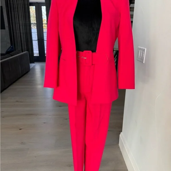 Vibrant Red Suit Set - Picture 6 of 6